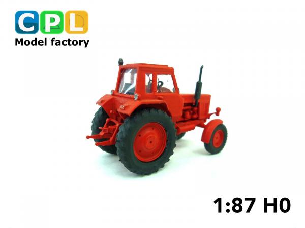 Traktor Belaruss MTS 80L kleine Kabine rot Bj 1982